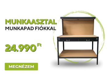 Munkaasztal munkapad fiókkal