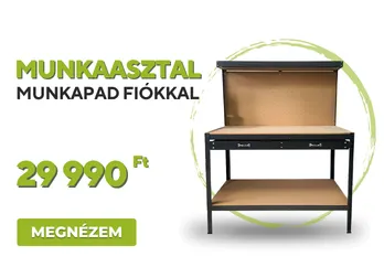Munkaasztal munkapad fiókkal