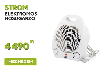 Strom elektromos hősugárzó 1000W/2000W