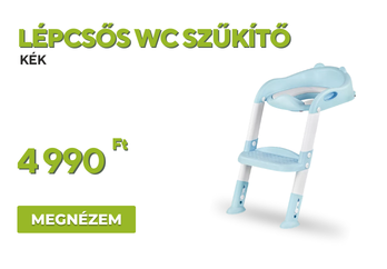 Lépcsős WC szűkítő kék