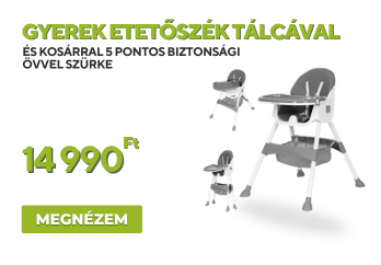 Gyerek etetőszék 2 az 1-ben zöld