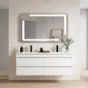 Padova 120 tükör jelenlétérzékelővel led világítással páramentesító funkcióval 120x60 cm