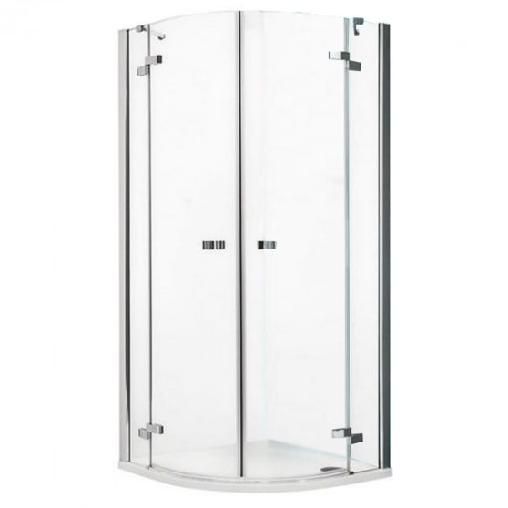 Elegant Line GR2 íves zuhanykabin kétszárnyas ajtóval zuhanytálca nélkül