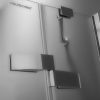 Elegant Line szögletes zuhanykabin dupla nyílóajtóval tálca nélkül