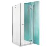 Elegant Line aszimmetrikus zuhanykabin nyíló ajtóval tálca nélkül