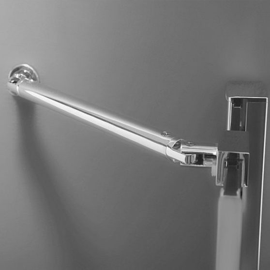 Elegant Line szögletes zuhanykabin nyíló ajtóval tálca nélkül