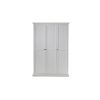 PARIS Szekrény 3 ajtóval DTD fóliázott + MDF festett fehér