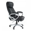 ROTAR Irodai szék, fekete ekobőr + műanyag