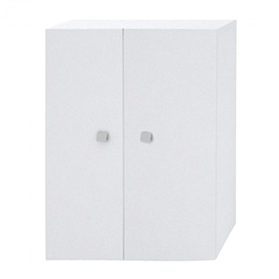 Toscano faliszekrény dupla (2 ajtós), magasfényű festett fehér