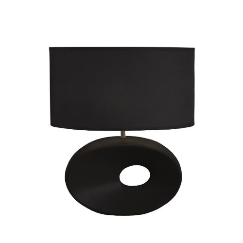 QENNY TYP 10 Asztali lámpa Kivitelezés: fekete talpazattal, fekete textil burával