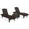Pacific duo kerti nyugágy set Corfu asztallal barna