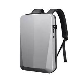 Axen merevített Usb-s laptop hátizsák ezüst