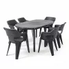 Lino 6+1 kerti bútor garnitúra szett grafit
