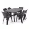 Natalie 6+1 kerti bútor garnitúra szett grafit