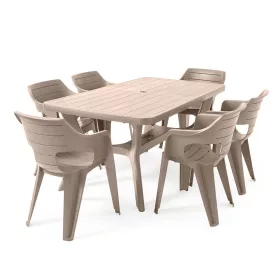 Natalie 6+1 kerti bútor garnitúra szett cappuccino