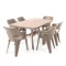 Natalie 6+1 kerti bútor garnitúra szett cappuccino