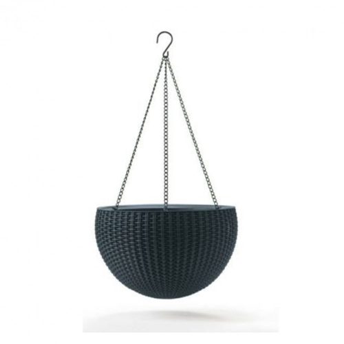 Hanging Sphere függesztett virágtartó grafit színben