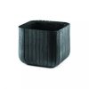 Large Cube Planter virágtartó, grafit színben