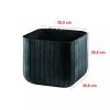 Large Cube Planter virágtartó, grafit színben
