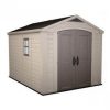 Factor 8x8 kerti ház, beige-taupe színben