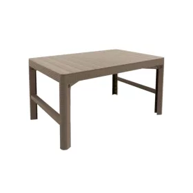 Lyon rattan kerti asztal cappuccino