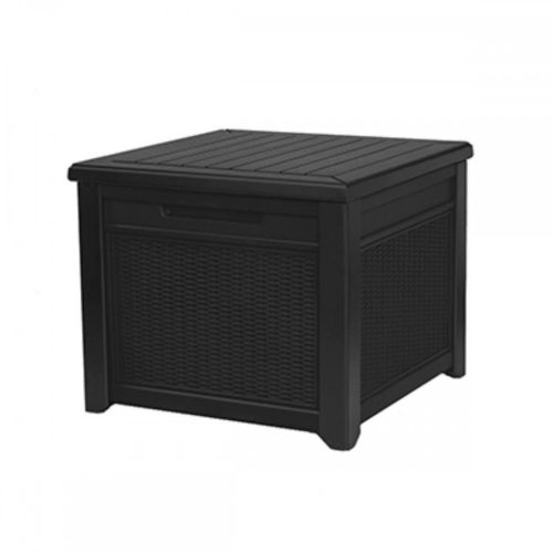 Cube rattan deck box tároló 208l antracit