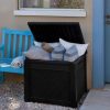 Cube rattan deck box tároló 208l antracit