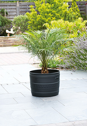 Smithy Patio Tub virágtartó 55cm 60l gunmetal