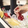Bevy Cool bár kerti italtartó asztal graift