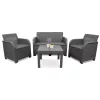 Sanremo kerti bútor szett chicago asztallal szürke