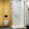 Pax 90x90 cmszögletes zuhanykabin nyílóajtóval zuhanytálca nélkül
