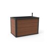 Maple mobile urban virágágyás 88l barna