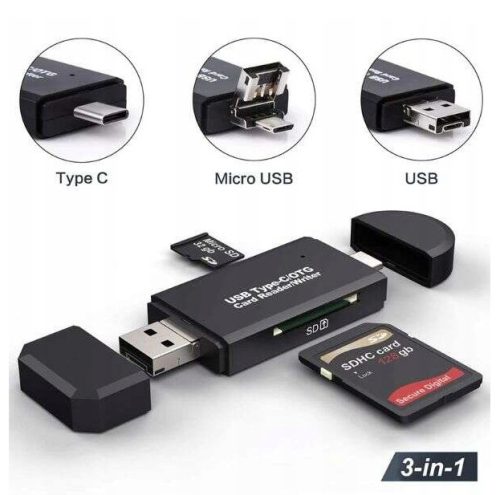 Cardnet USB-s SD és TF kártyaolvasó