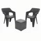 Savannah Balcony kerti bútor garnitúra szett grafit