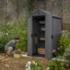 Darwin 4x4 műanyag kerti ház szürke