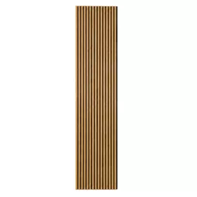 Akusztikus falpanel tikfa hatású 260x60x1,8 cm