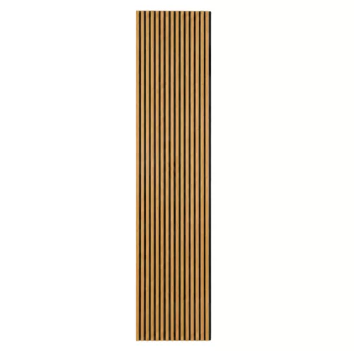 Akusztikus falpanel tikfa hatású 260x60x1,8 cm