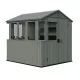 Potting shed kültéri műanyag ház zöld