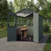 Potting shed kültéri műanyag ház zöld