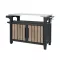 Decocoat unity műanyag xl kerti grill asztal 207l kőrisfa