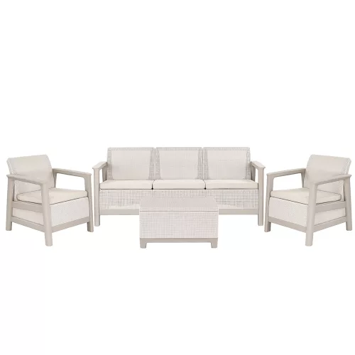 Scandi Love linea duo kerti bútor szett jute tárolós asztallal