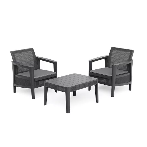 Atlas linea műanyag balkon szett párnával