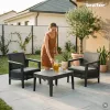 Atlas linea műanyag Balcony kerti bútor ülőgarnitúra
