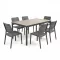 Porto Nova Prime 160 6+1 kerti bútor garnitúra szett kőris-grafit