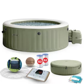   Intex 28428NP PureSpa hatszemélyes felfújható pezsgőfürdő hidromasszázzsal, 216 × 71 cm