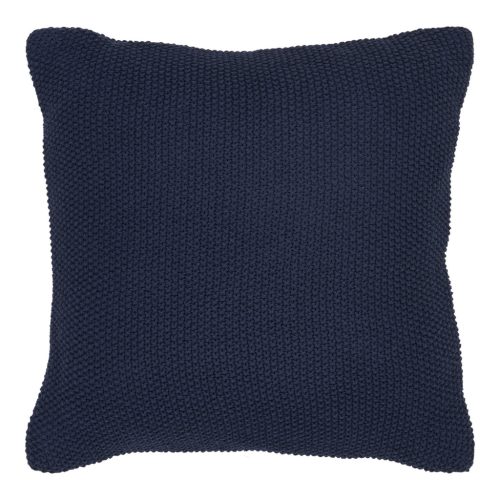 Santos díszpárna, újrahasznosított pamut, sötétkék 45x45 cm