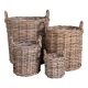 Caor kosarak, kubu rattan, natúr 4 db