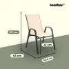 Lizi balcony kerti bútor garnitúra szett bézs