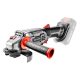 Akkus sarokcsiszoló energy+ 18V 115x22,2mm, akku nélkül Graphite