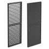 LUXE Lamellás oldalpanel R 90x218cm 3 m-ig antracit